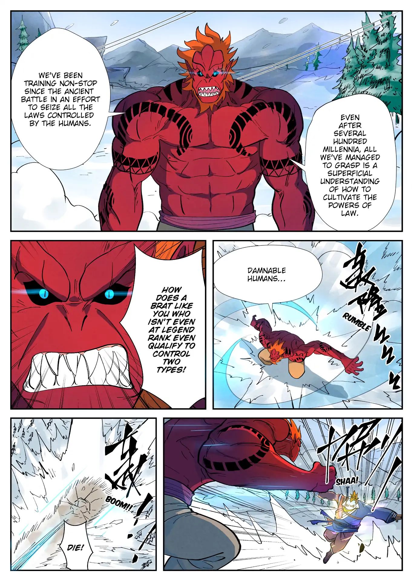 Tales Of Demons And Gods - Chapter 251: Battle In The Snowy Mountains