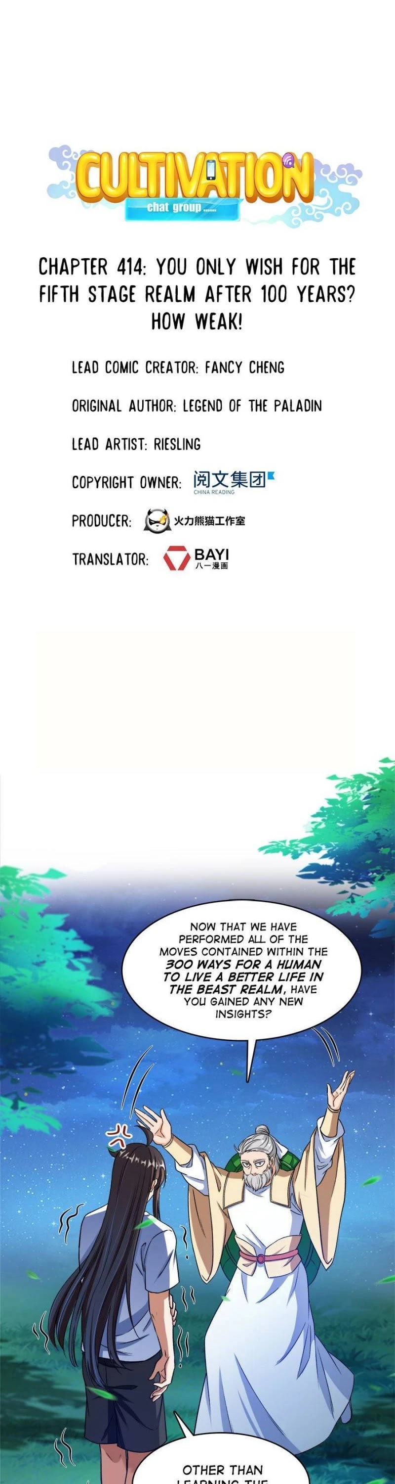 Cultivation Chat Group - Chapter 414