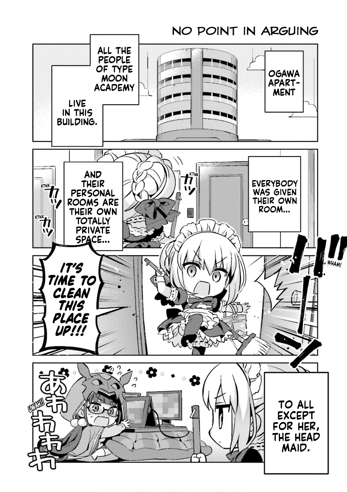 Type-Moon Gakuen - Chibi Chuki! - Vol.6 Chapter 51: 51St Period: A Maid's Style