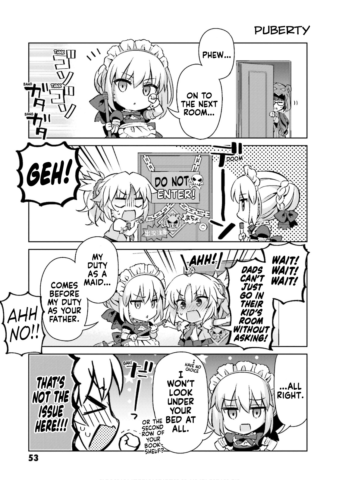 Type-Moon Gakuen - Chibi Chuki! - Vol.6 Chapter 51: 51St Period: A Maid's Style