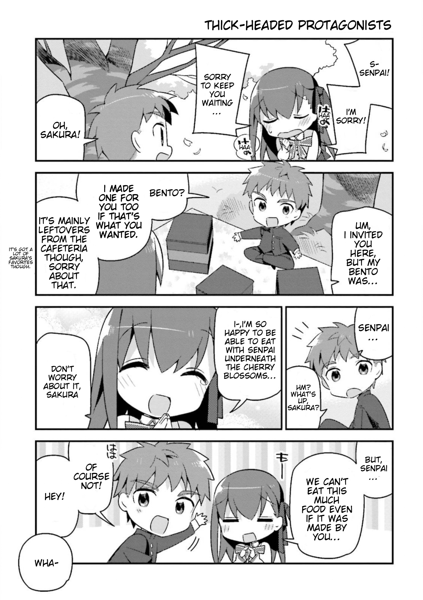 Type-Moon Gakuen - Chibi Chuki! - Chapter 8: 8Th Period: Under The Legendary Sakura Tree