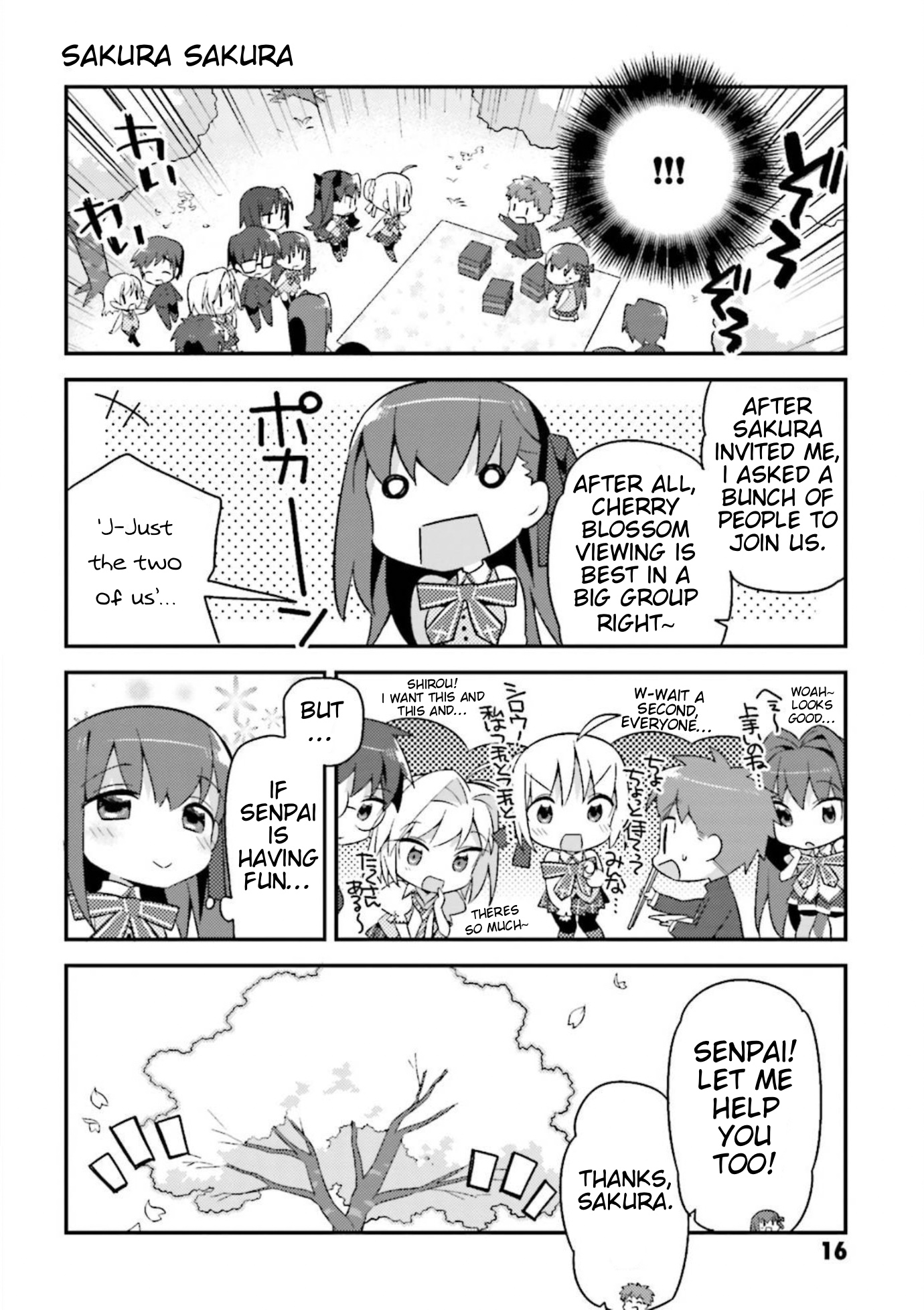 Type-Moon Gakuen - Chibi Chuki! - Chapter 8: 8Th Period: Under The Legendary Sakura Tree