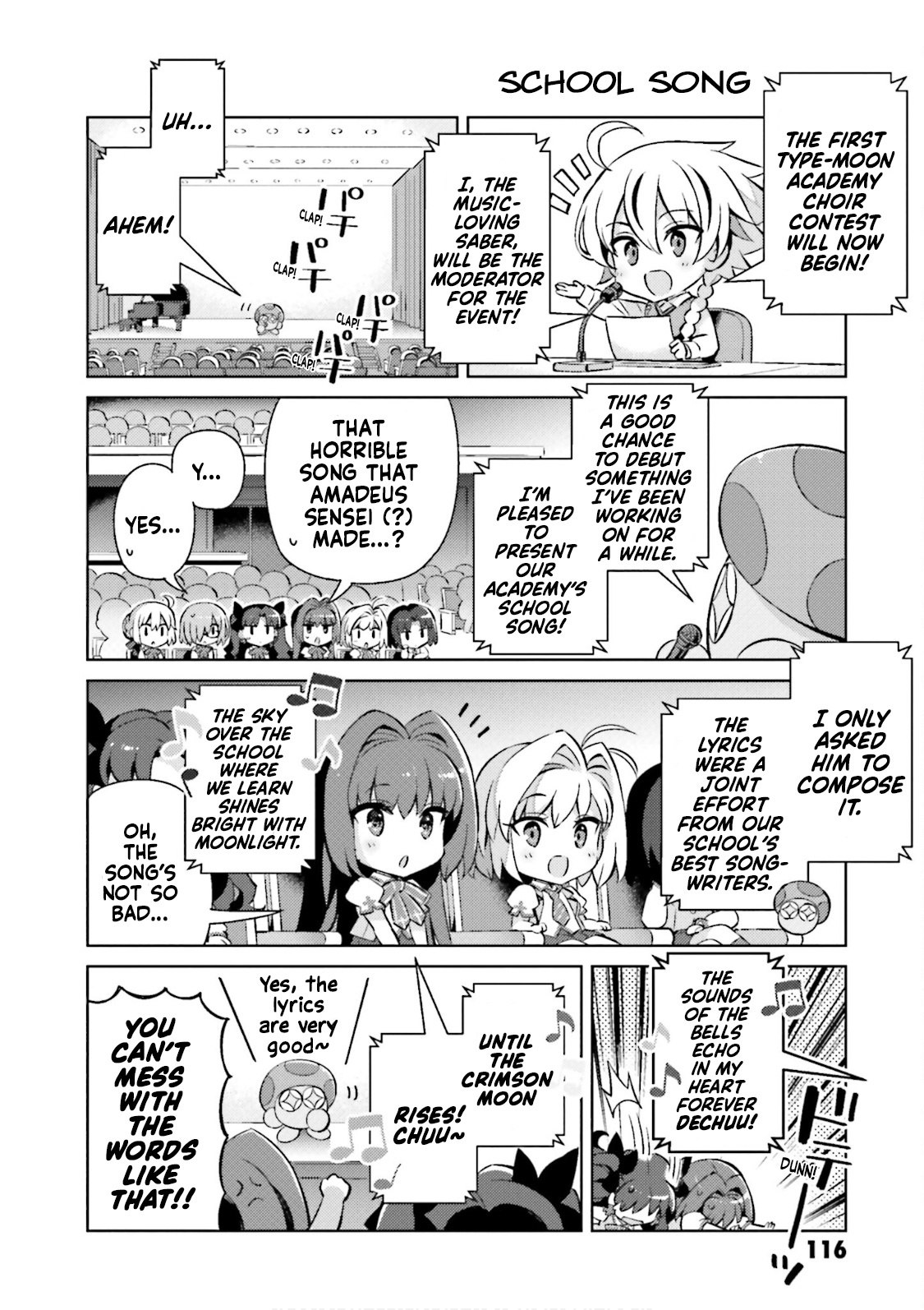 Type-Moon Gakuen - Chibi Chuki! - Vol.6 Chapter 57: 57Th Period: Singing To The Moon