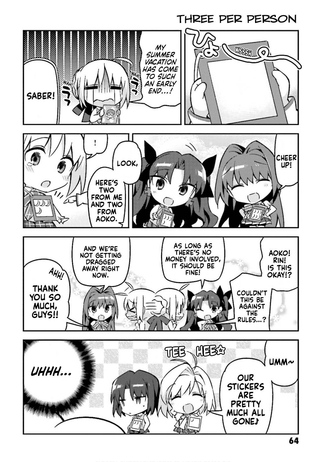 Type-Moon Gakuen - Chibi Chuki! - Chapter 19: 19Th Period: Type-Moon Ultra Quiz (Part 2)