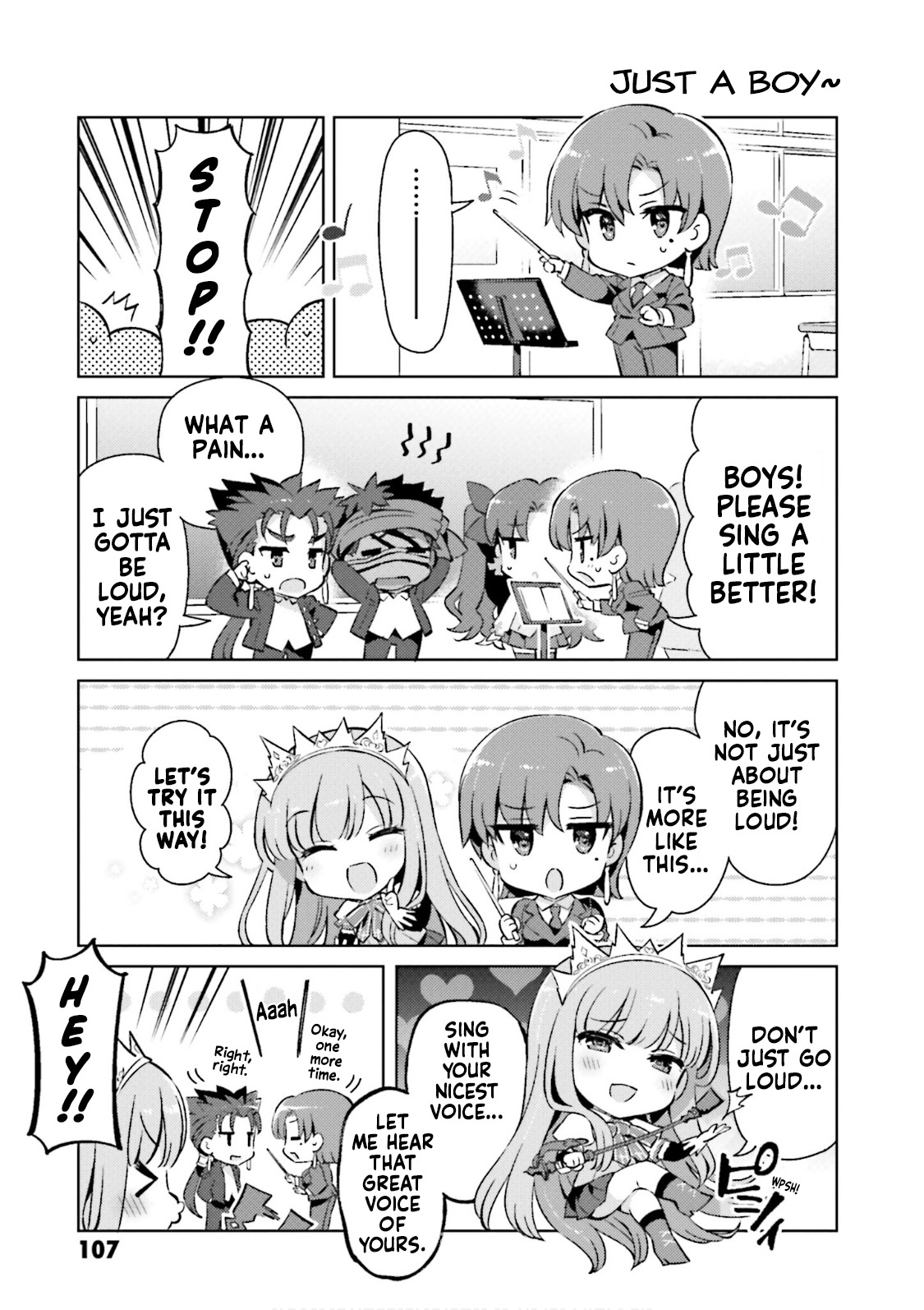 Type-Moon Gakuen - Chibi Chuki! - Vol.6 Chapter 56: 56Th Period: Harmonia