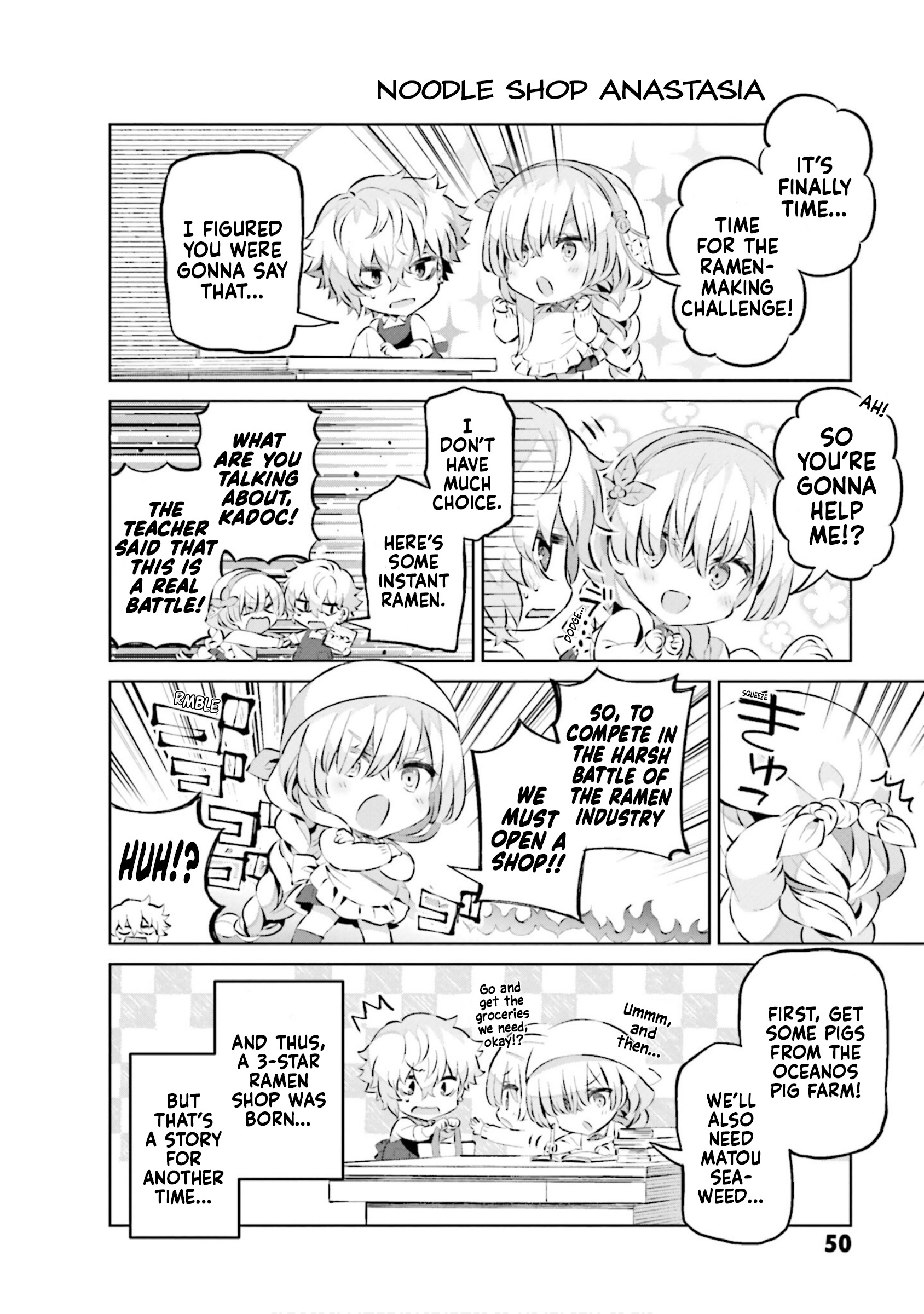 Type-Moon Gakuen - Chibi Chuki! - Vol.7 Chapter 62: 62Nd Period: The Heiress Is A Gradeschooler And A Home-Ec Teacher?