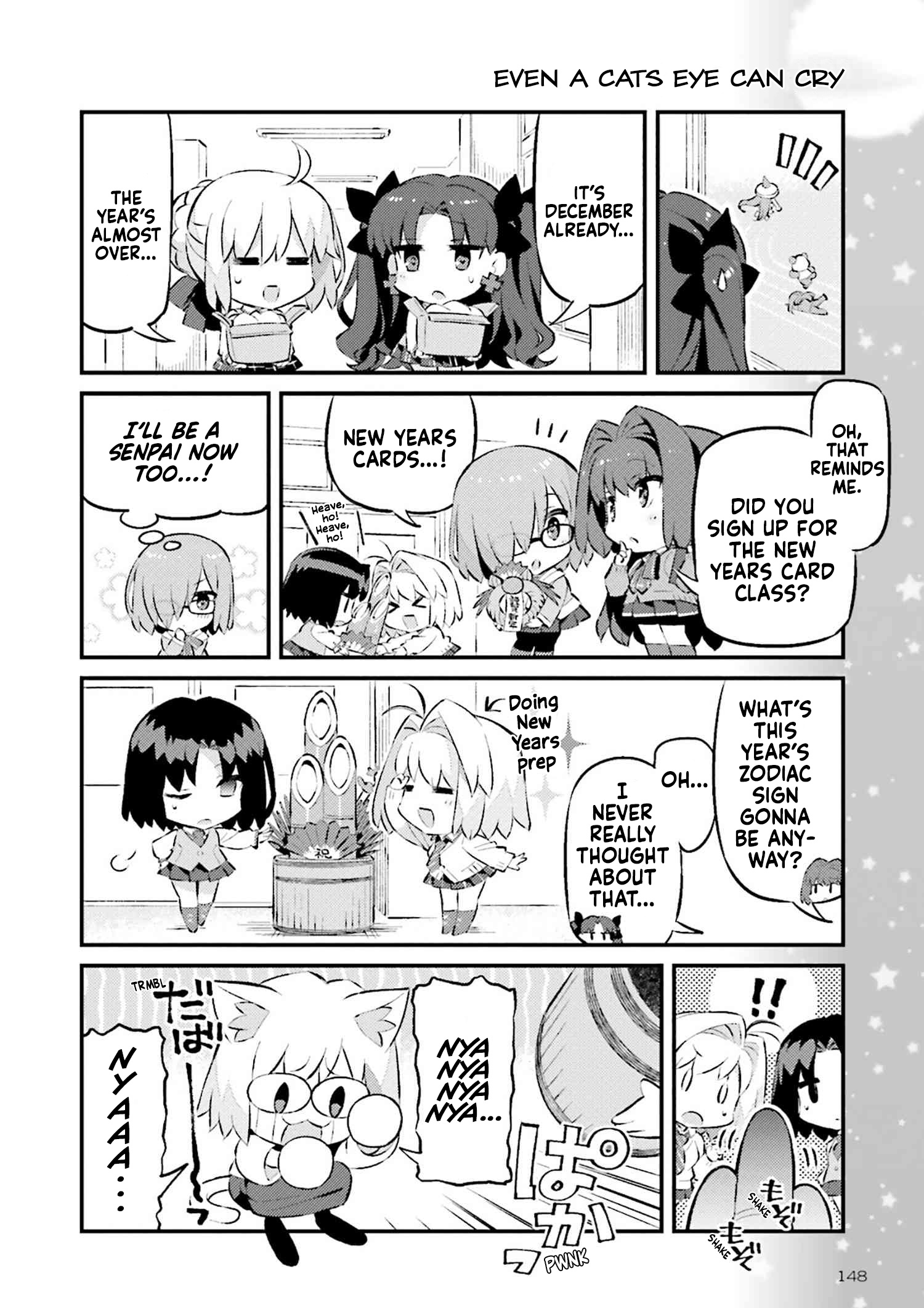 Type-Moon Gakuen - Chibi Chuki! - Chapter 69: 69Th Period: Kotatsu And Oranges And A Temple Of Fresh Blood