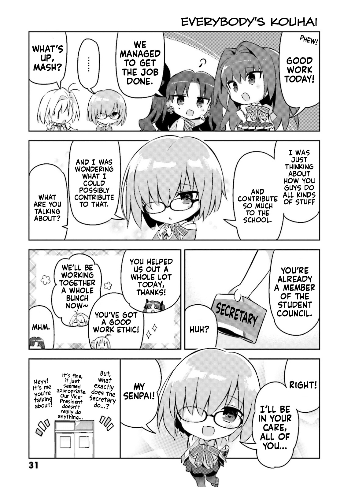 Type-Moon Gakuen - Chibi Chuki! - Chapter 25: 25Th Period: Hello! Work!