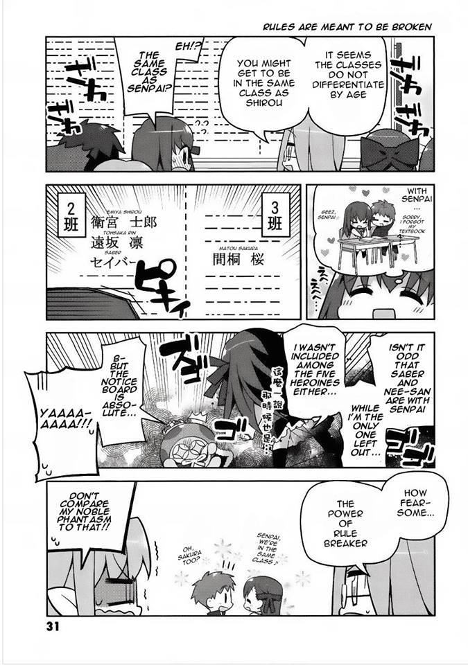 Type-Moon Gakuen - Chibi Chuki! - Chapter 2: Protect The School’s Peace!