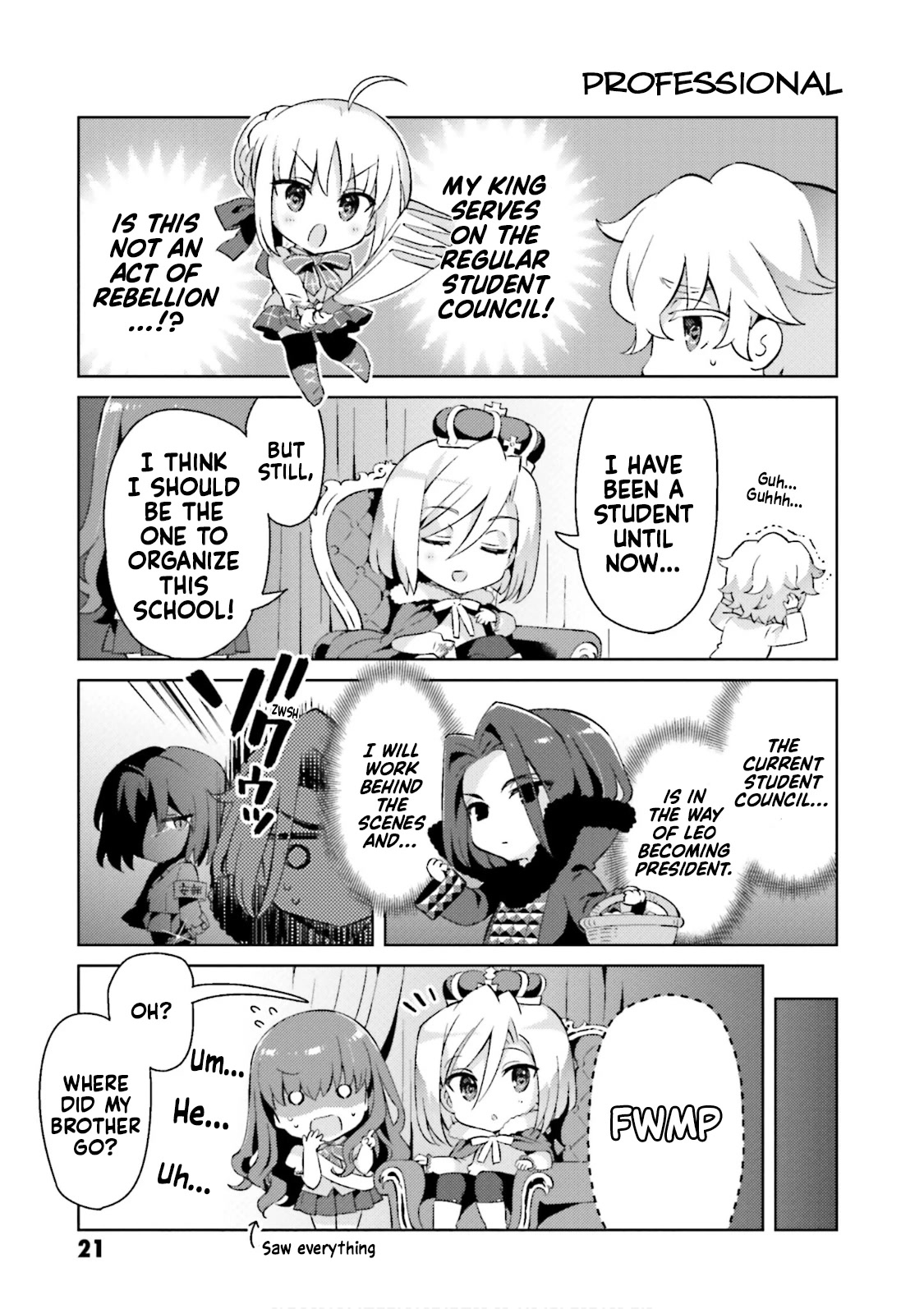 Type-Moon Gakuen - Chibi Chuki! - Chapter 47: 47Th Period: Secret Student Council