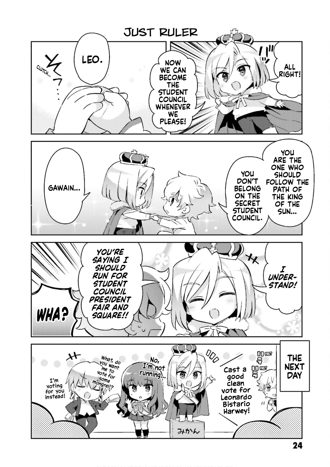 Type-Moon Gakuen - Chibi Chuki! - Chapter 47: 47Th Period: Secret Student Council