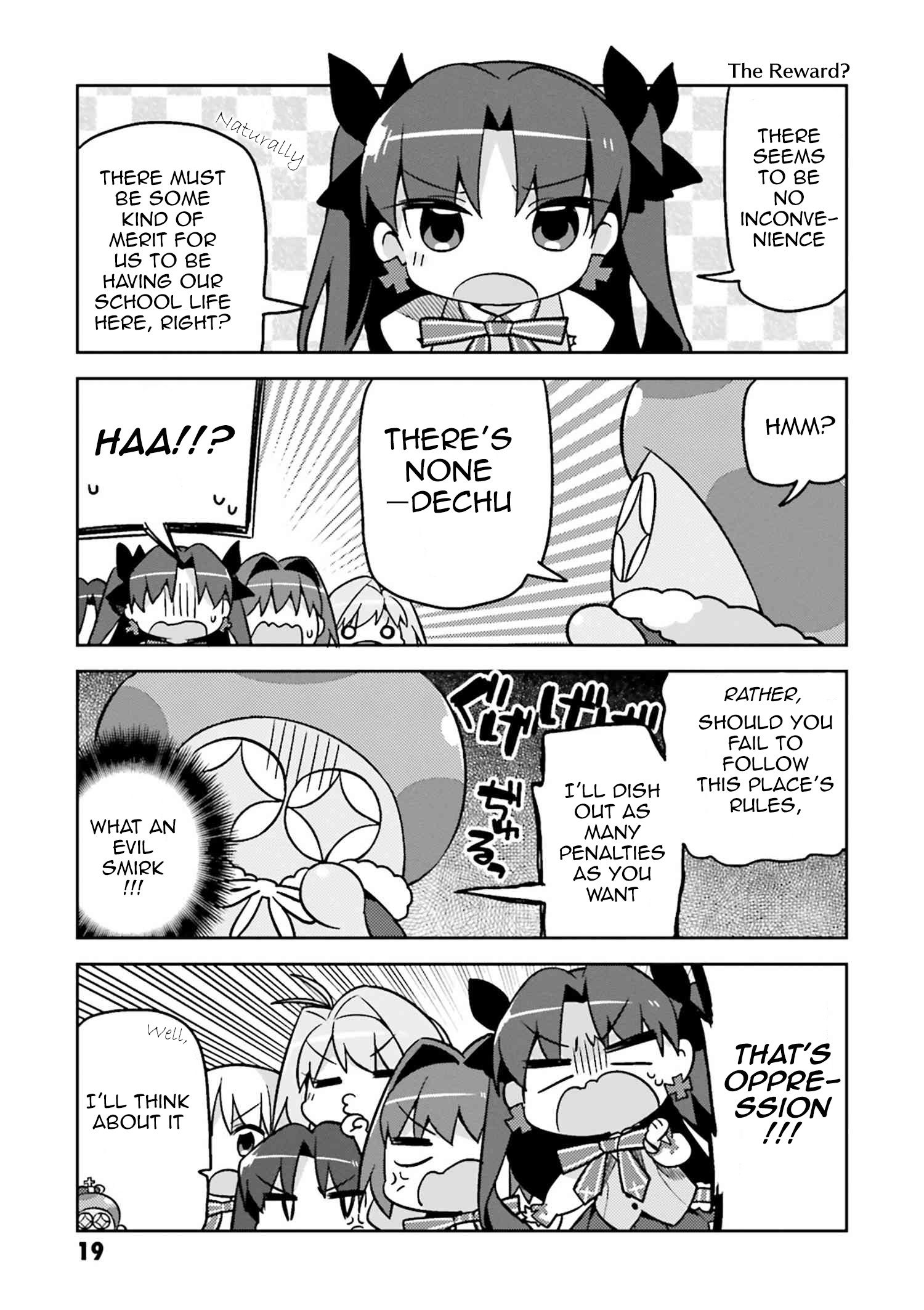 Type-Moon Gakuen - Chibi Chuki! - Chapter 1: 1St Period: Starting Bell