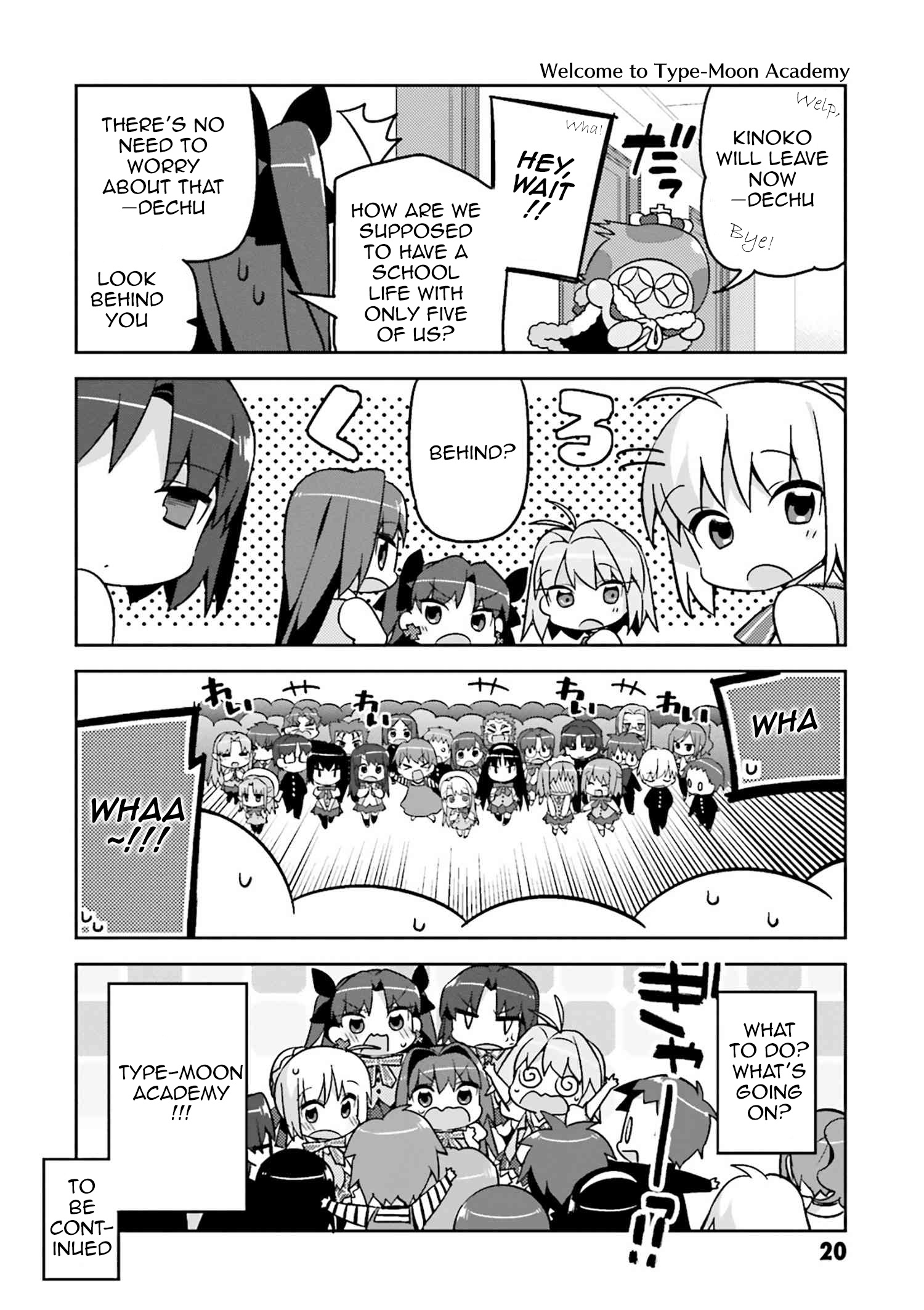 Type-Moon Gakuen - Chibi Chuki! - Chapter 1: 1St Period: Starting Bell