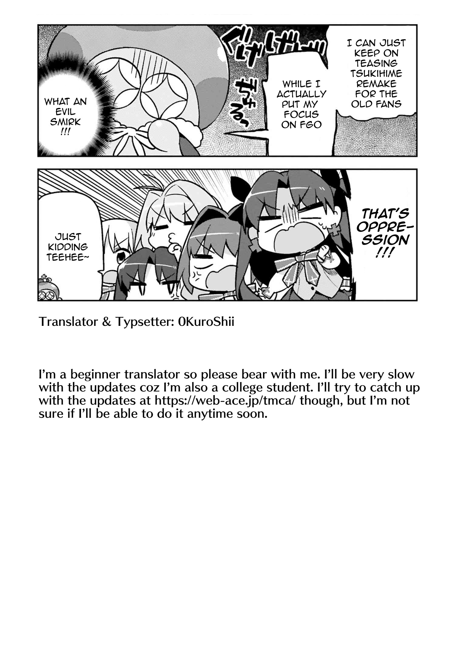 Type-Moon Gakuen - Chibi Chuki! - Chapter 1: 1St Period: Starting Bell