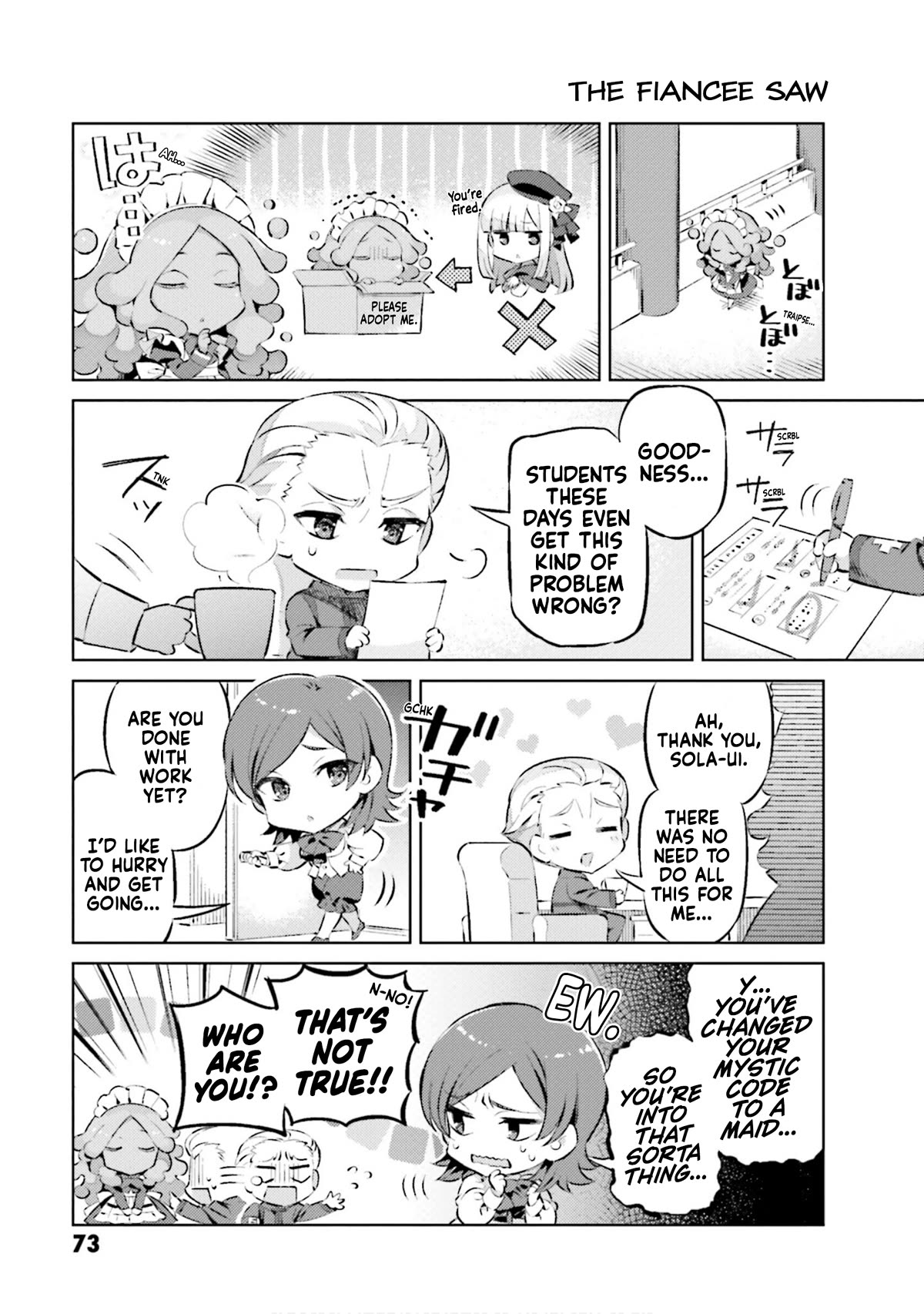 Type-Moon Gakuen - Chibi Chuki! - Chapter 64: 64Th Period: The Path Of A Maid Takes More Than A Day