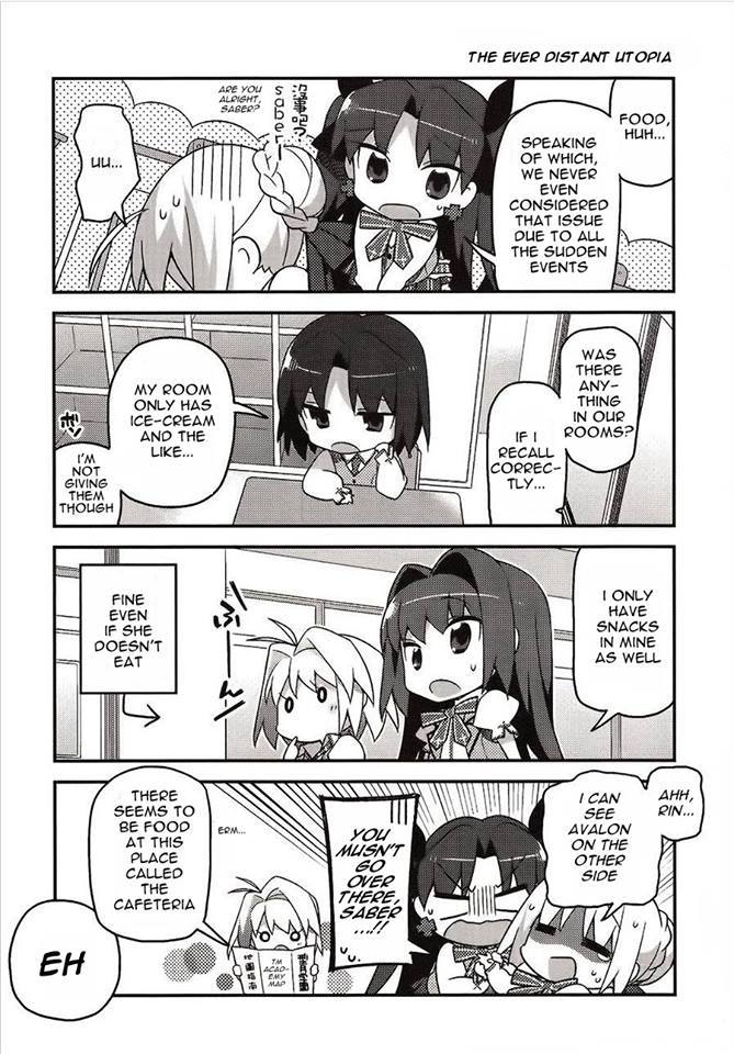 Type-Moon Gakuen - Chibi Chuki! - Chapter 3: Eat To Live, Don’t Live To Eat