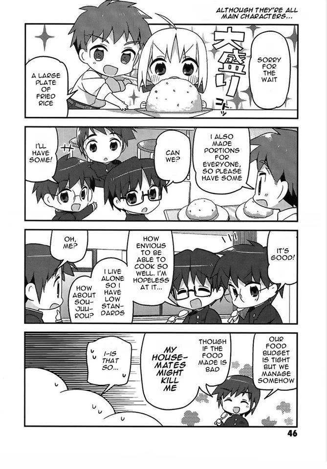 Type-Moon Gakuen - Chibi Chuki! - Chapter 3: Eat To Live, Don’t Live To Eat