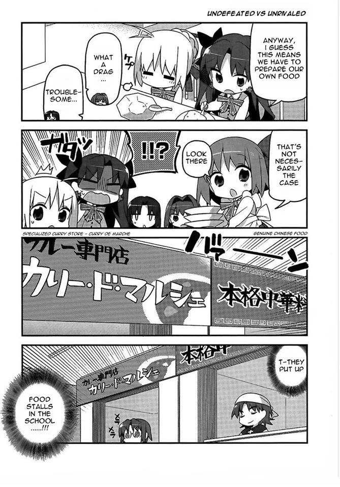 Type-Moon Gakuen - Chibi Chuki! - Chapter 3: Eat To Live, Don’t Live To Eat