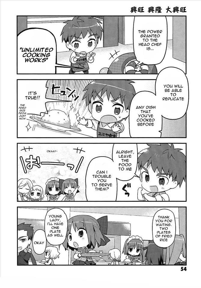 Type-Moon Gakuen - Chibi Chuki! - Chapter 3: Eat To Live, Don’t Live To Eat