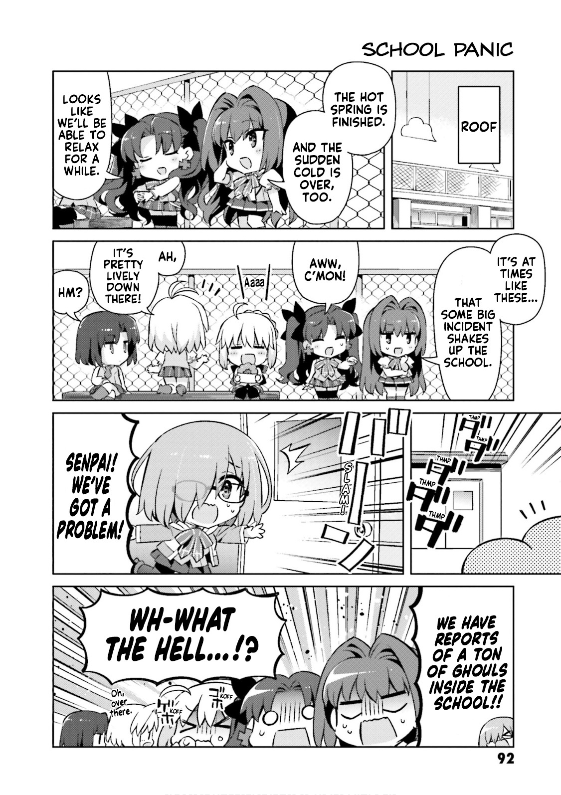 Type-Moon Gakuen - Chibi Chuki! - Vol.6 Chapter 55: 55Th Period: Big Trouble At Ghoul School!