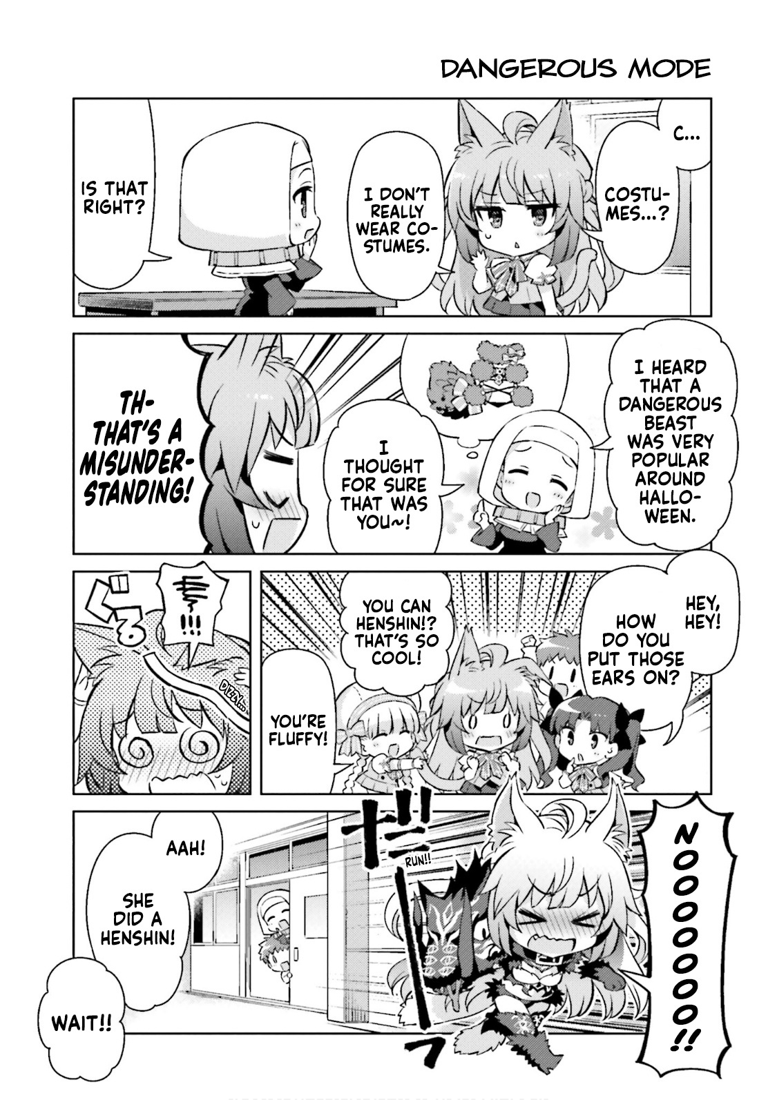 Type-Moon Gakuen - Chibi Chuki! - Vol.6 Chapter 55: 55Th Period: Big Trouble At Ghoul School!