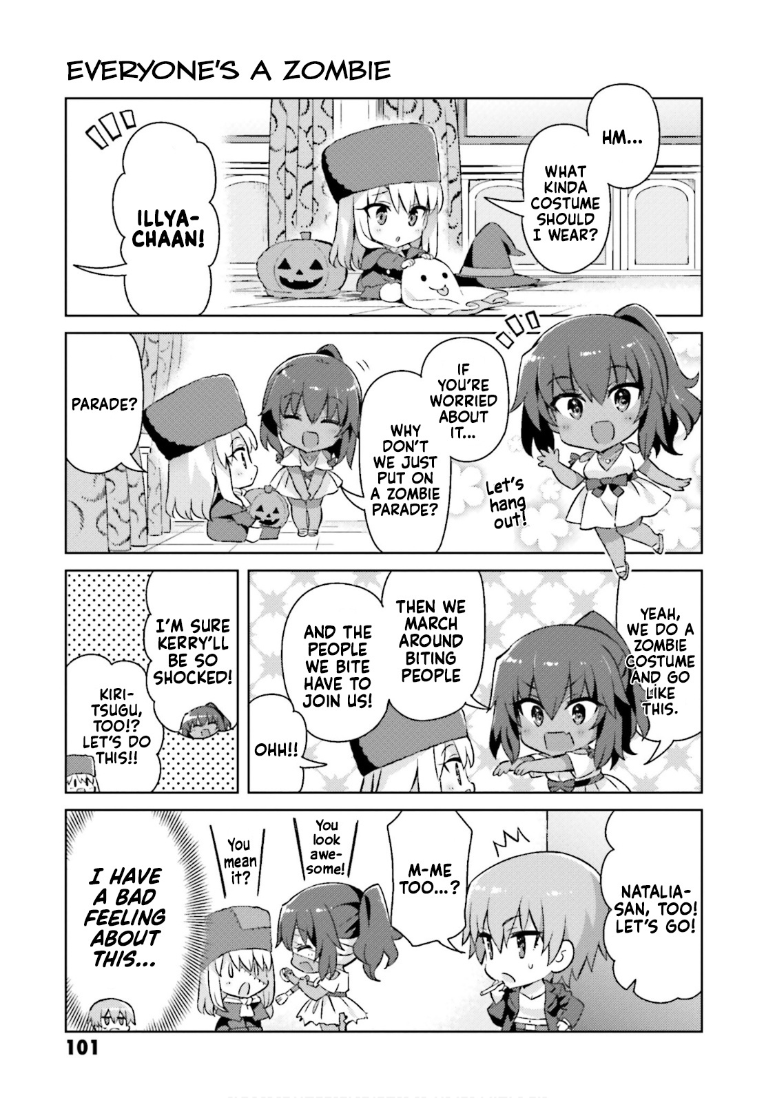 Type-Moon Gakuen - Chibi Chuki! - Vol.6 Chapter 55: 55Th Period: Big Trouble At Ghoul School!