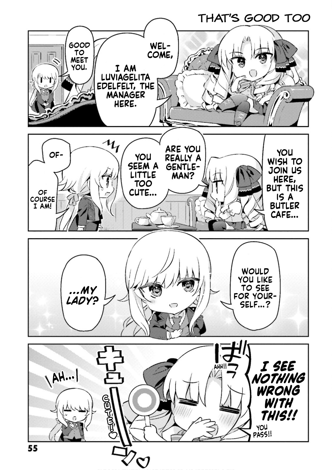 Type-Moon Gakuen - Chibi Chuki! - Vol.5 Chapter 40: 40Th Period: Infiltrate The Butler Cafe!