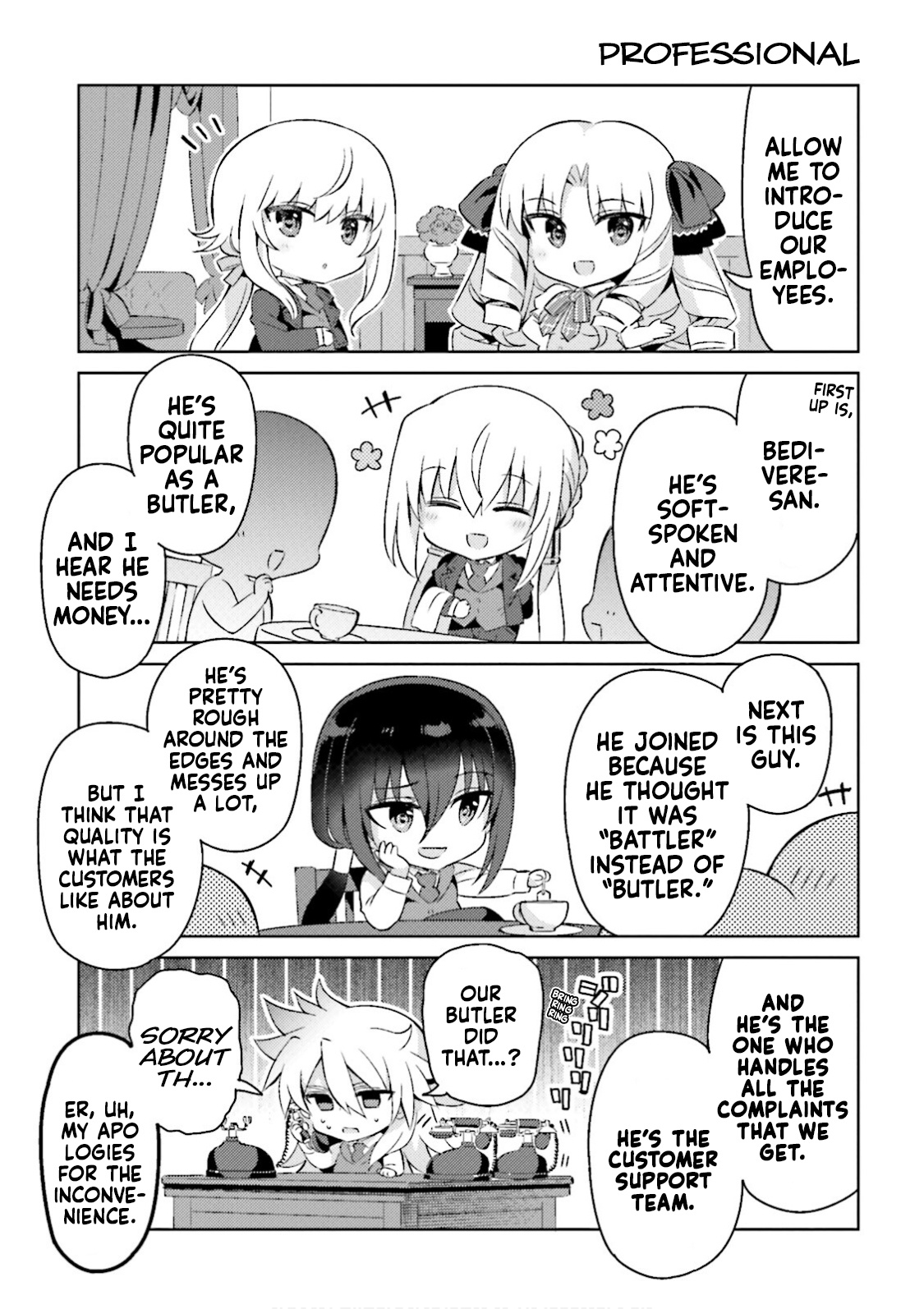 Type-Moon Gakuen - Chibi Chuki! - Vol.5 Chapter 40: 40Th Period: Infiltrate The Butler Cafe!