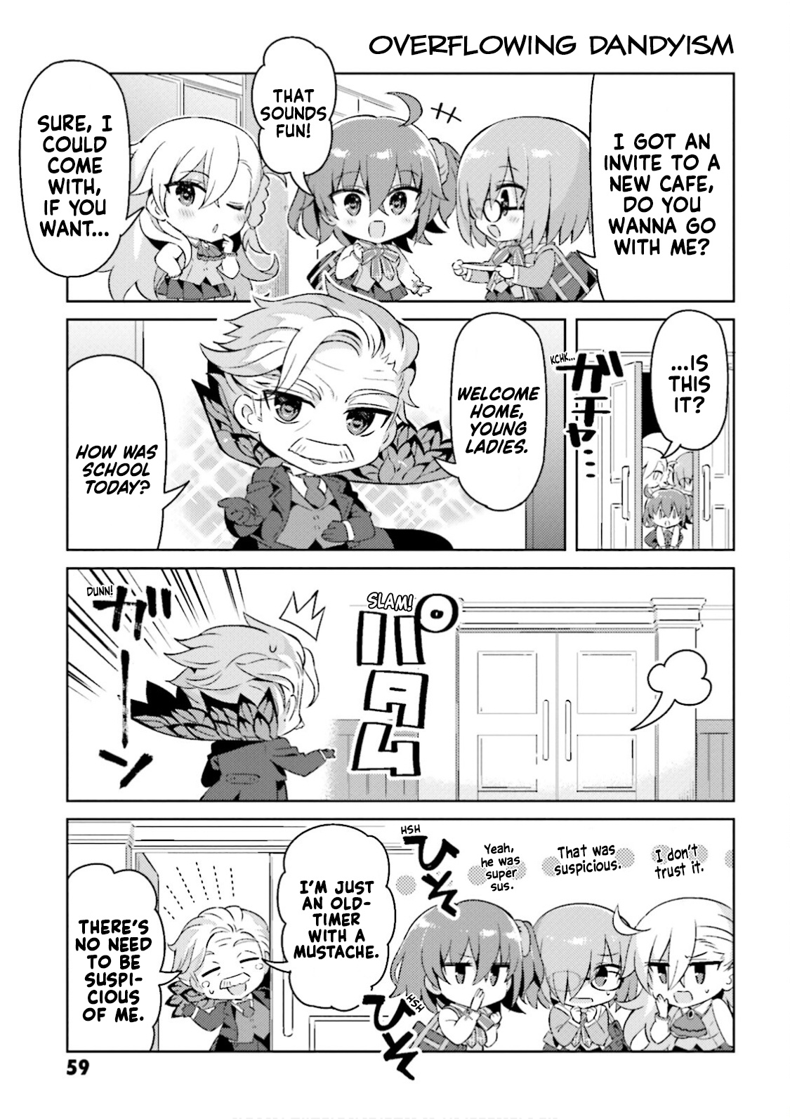 Type-Moon Gakuen - Chibi Chuki! - Vol.5 Chapter 40: 40Th Period: Infiltrate The Butler Cafe!