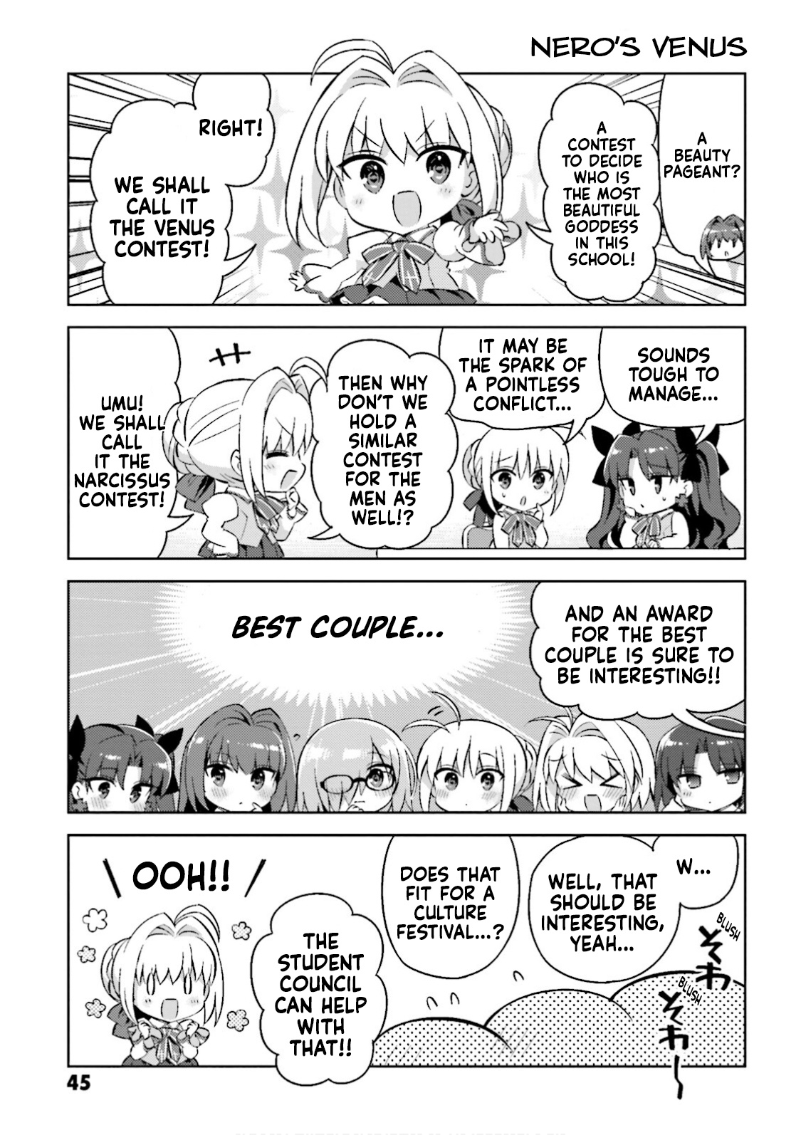 Type-Moon Gakuen - Chibi Chuki! - Vol.5 Chapter 39: 39Th Period: Time For The Culture Festival