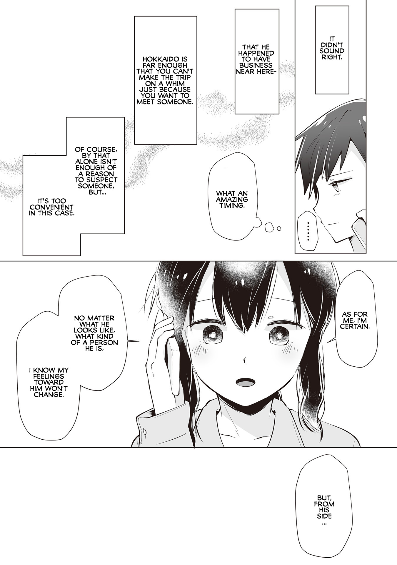 Satou-San Who Sits Next To Me - Vol.3 Chapter 15: What I Talked About With Satou-San On The Phone