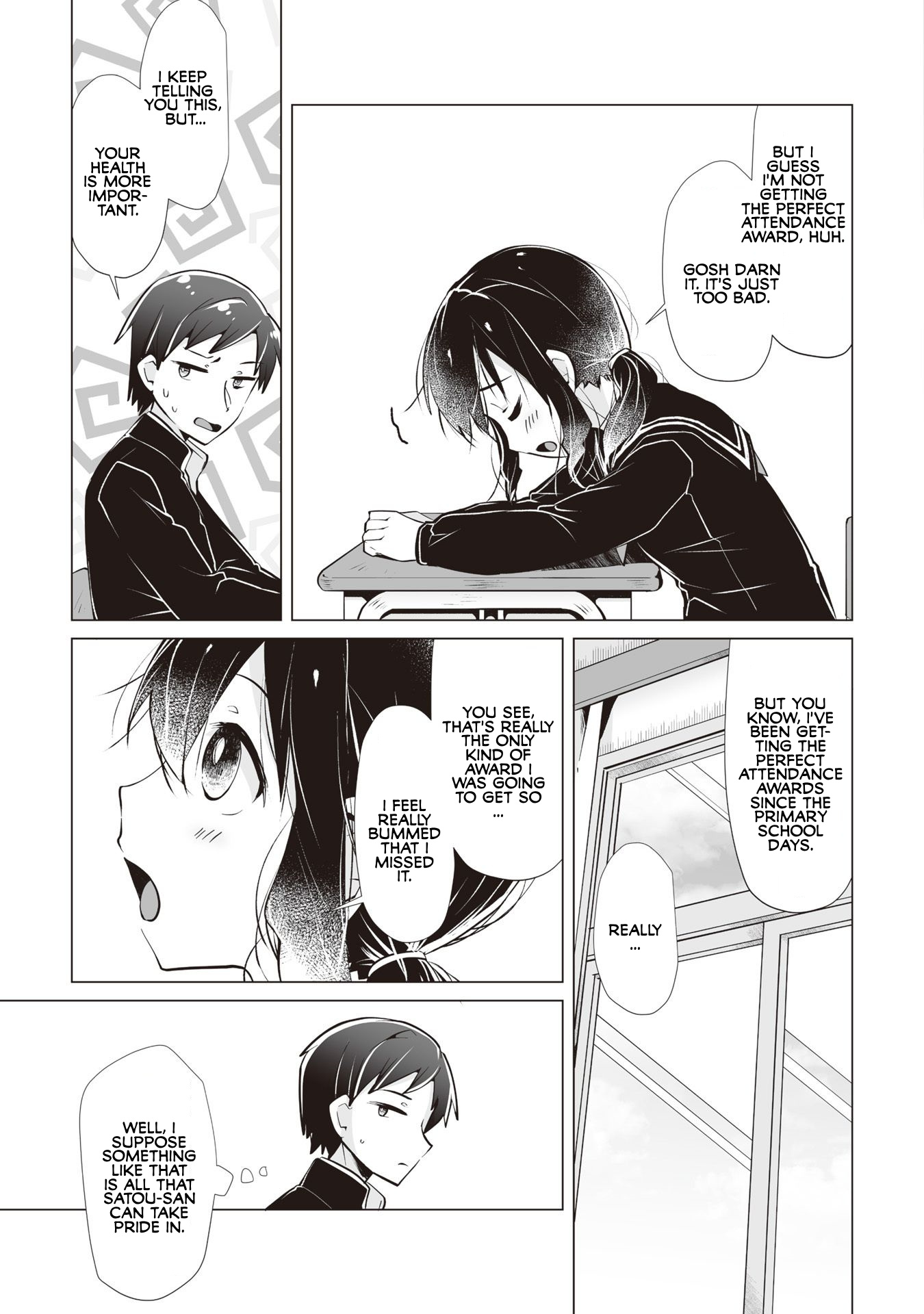 Satou-San Who Sits Next To Me - Vol.2 Chapter 9: Satou-San Ga Tonari De Warau "Smiling Satou-San Next To Me"