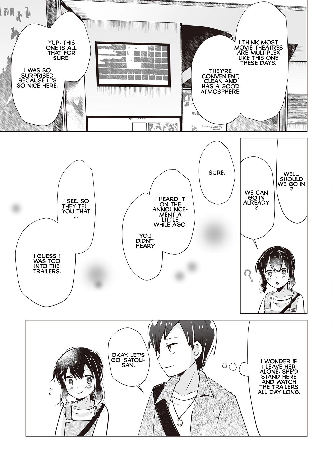 Satou-San Who Sits Next To Me - Chapter 19: Me And Movie And Satou-San