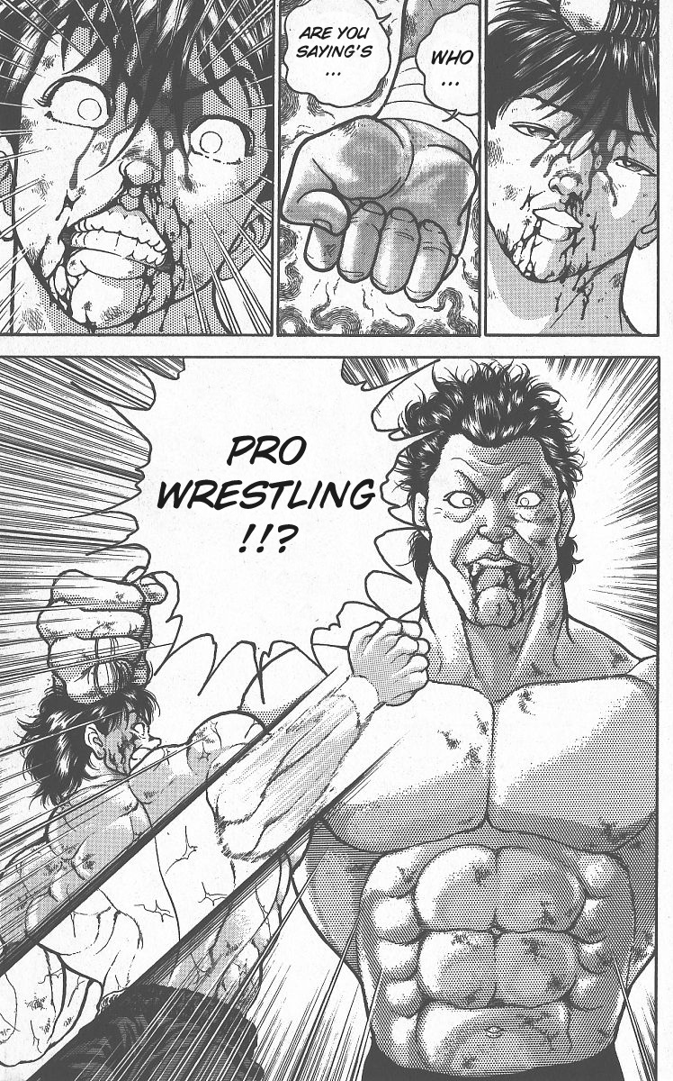 Grappler Baki - Vol.33 Chapter 284: The Fighter And The Pro Wrestler