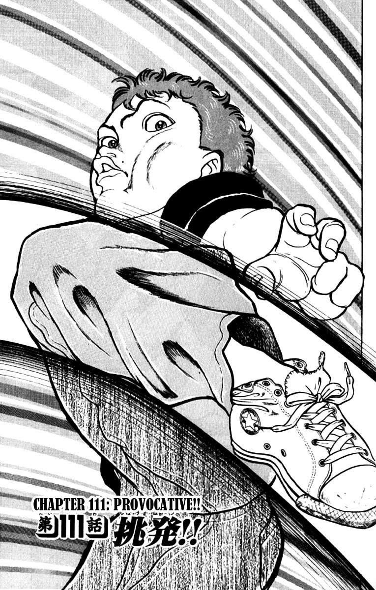 Grappler Baki - Vol.10 Chapter 111 : Provocative!!!