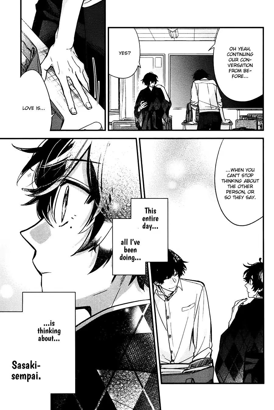 Sasaki To Miyano - Vol.4 Chapter 22: Realization