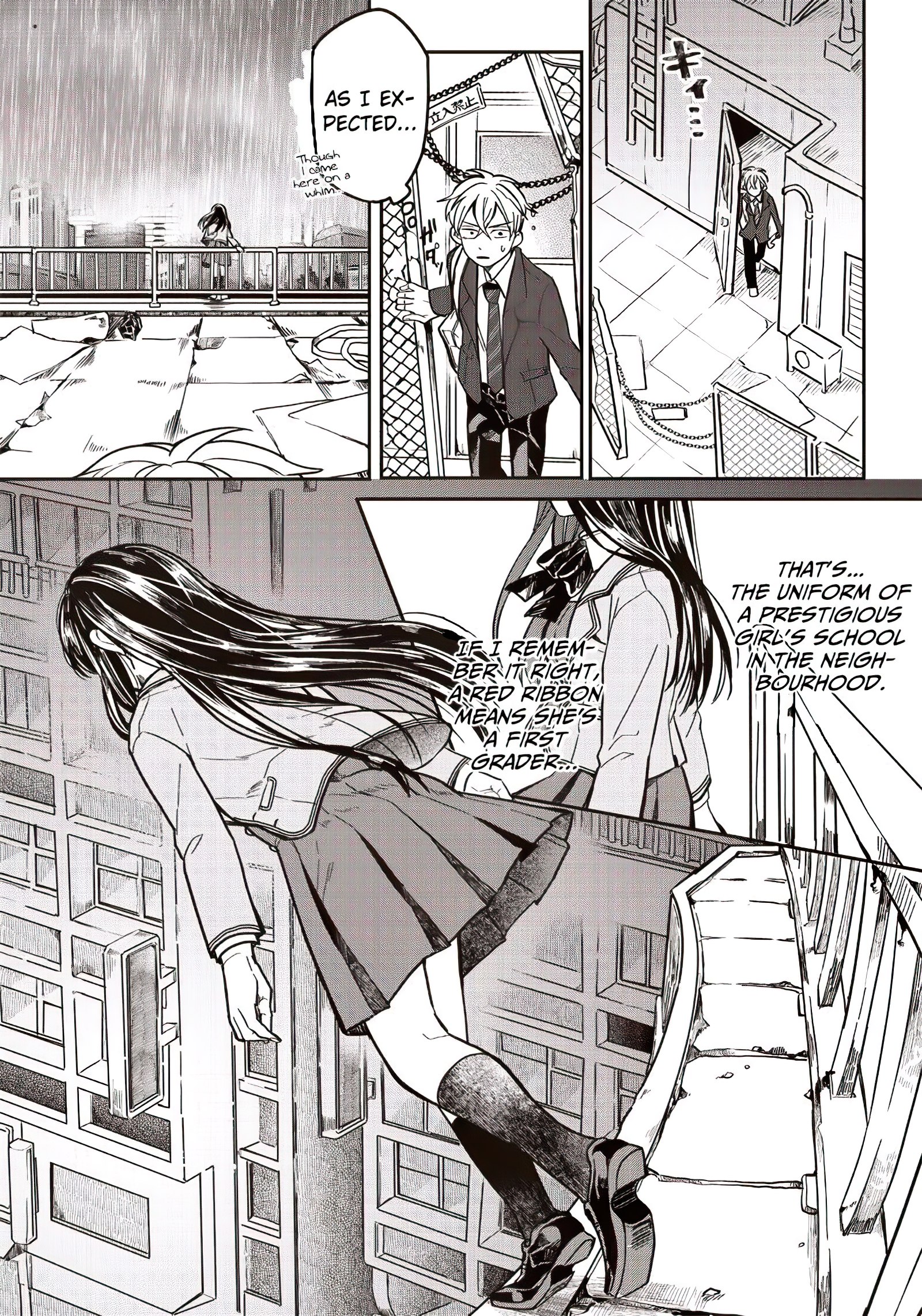 What Happens If You Saved A High School Girl Who Was About To Jump Off? - Chapter 1