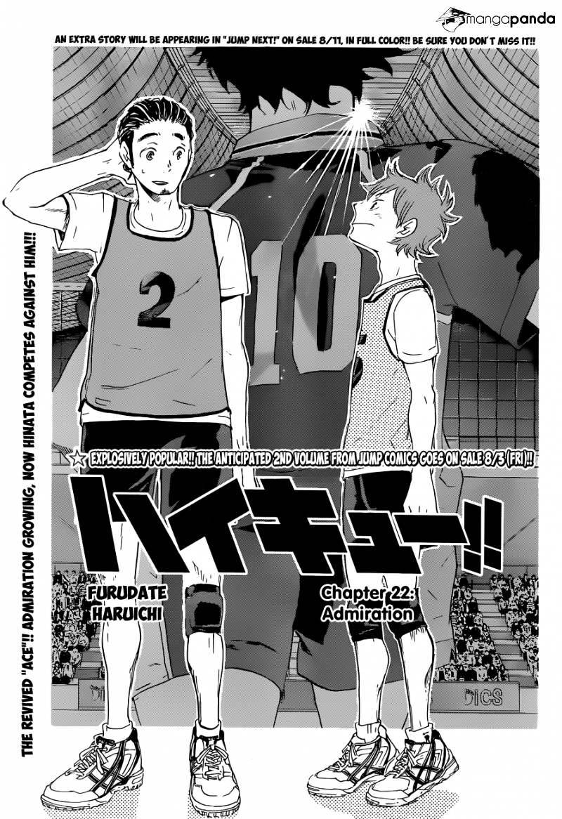 Haikyuu!! - Chapter 22 : Admiration