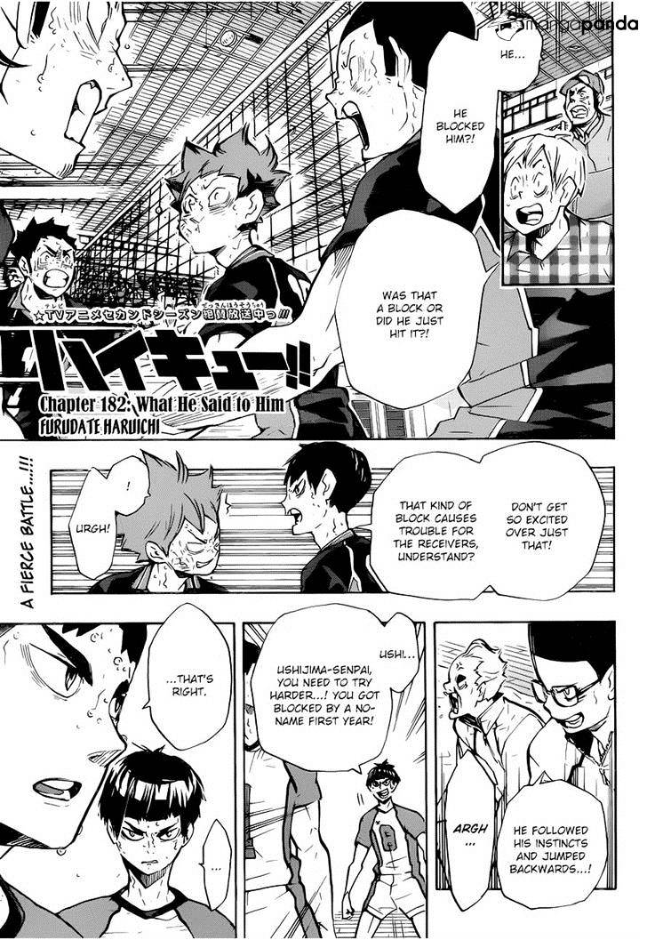 Haikyuu!! - Chapter 182