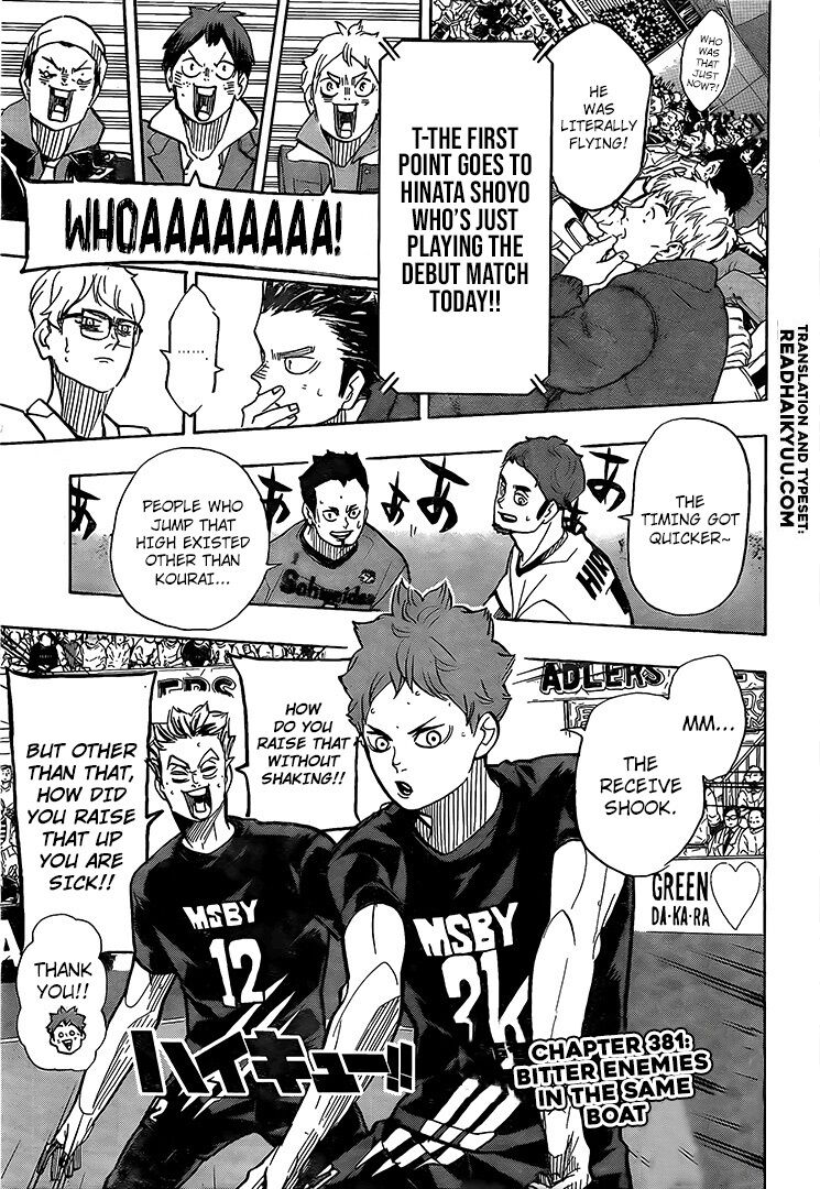 Haikyuu!! - Chapter 381