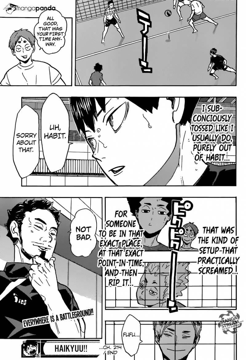 Haikyuu!! - Chapter 214