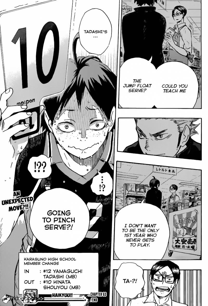 Haikyuu!! - Chapter 63