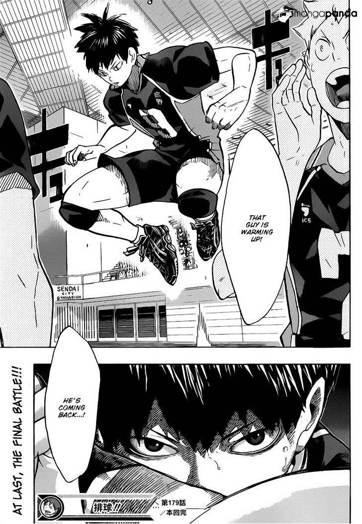 Haikyuu!! - Chapter 179