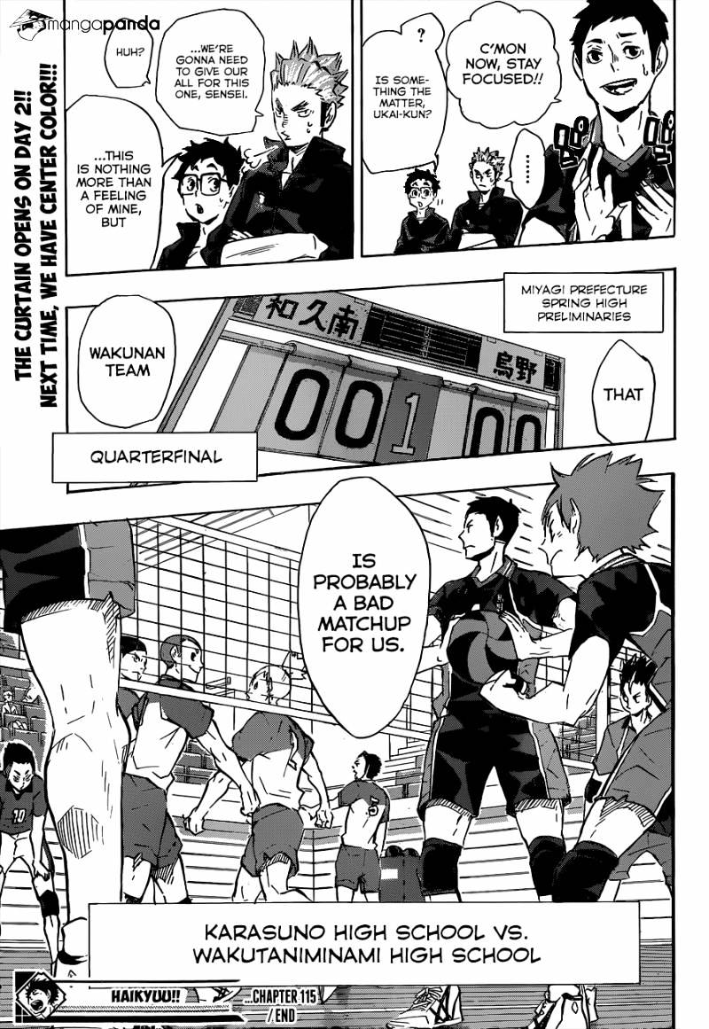 Haikyuu!! - Chapter 115