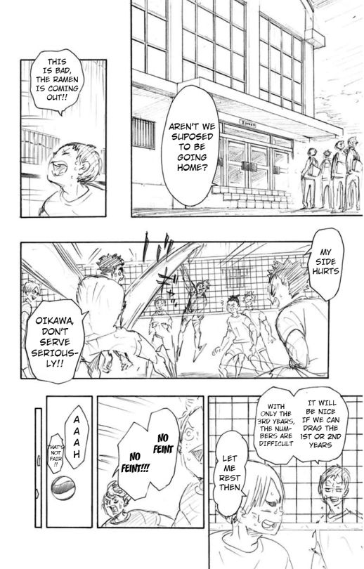 Haikyuu!! - Chapter 171.5 : Vol 20: Extra Sketches || Announcement