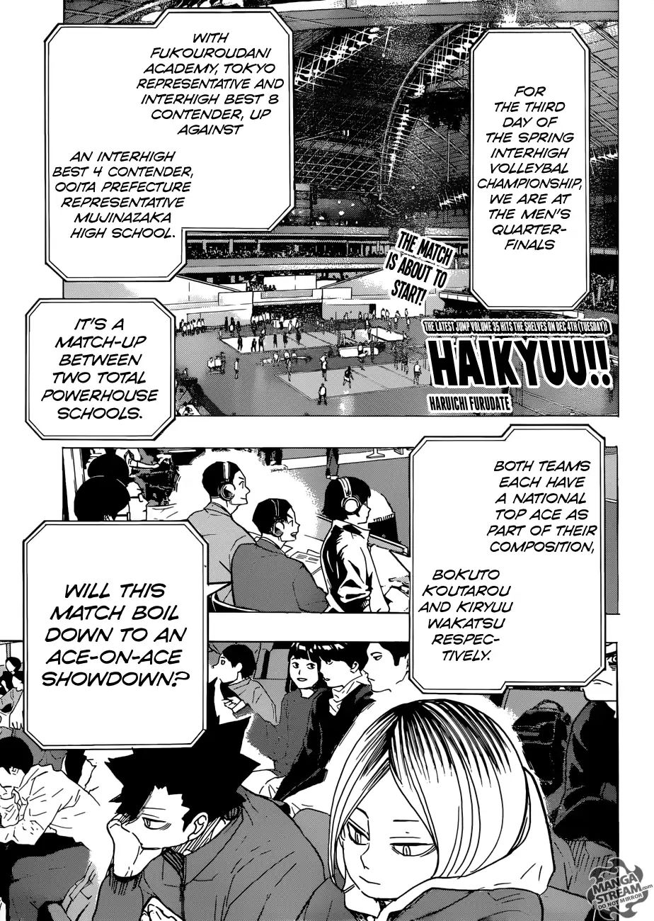 Haikyuu!! - Chapter 328: A Battle We Can't Afford To Lose