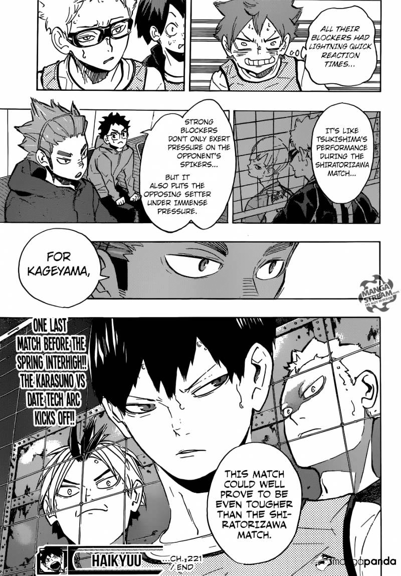 Haikyuu!! - Chapter 221