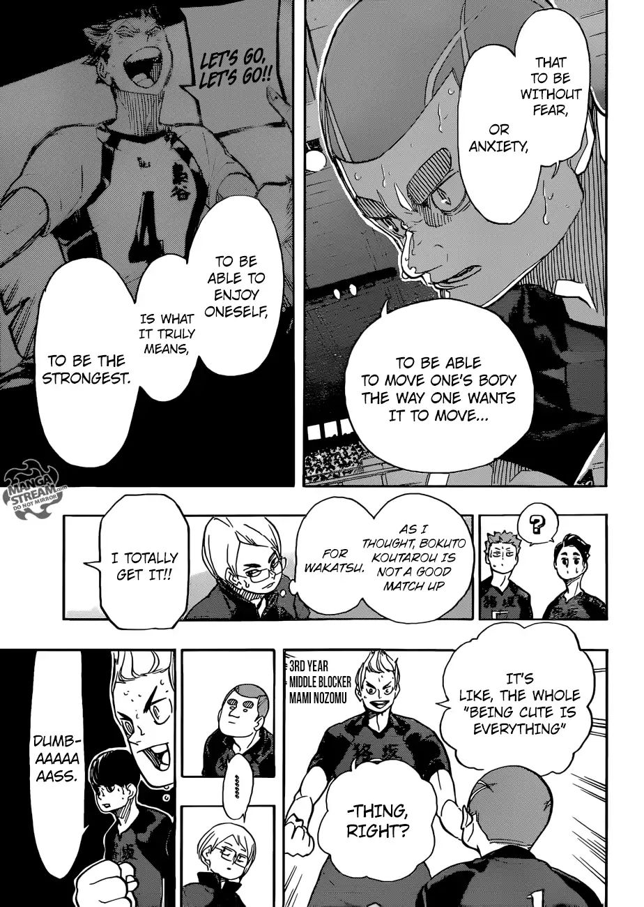 Haikyuu!! - Chapter 334: Breaking Free From Negativity Haruichi Furudate