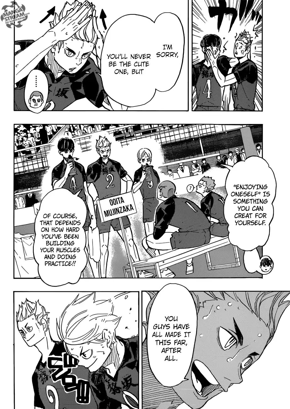 Haikyuu!! - Chapter 334: Breaking Free From Negativity Haruichi Furudate