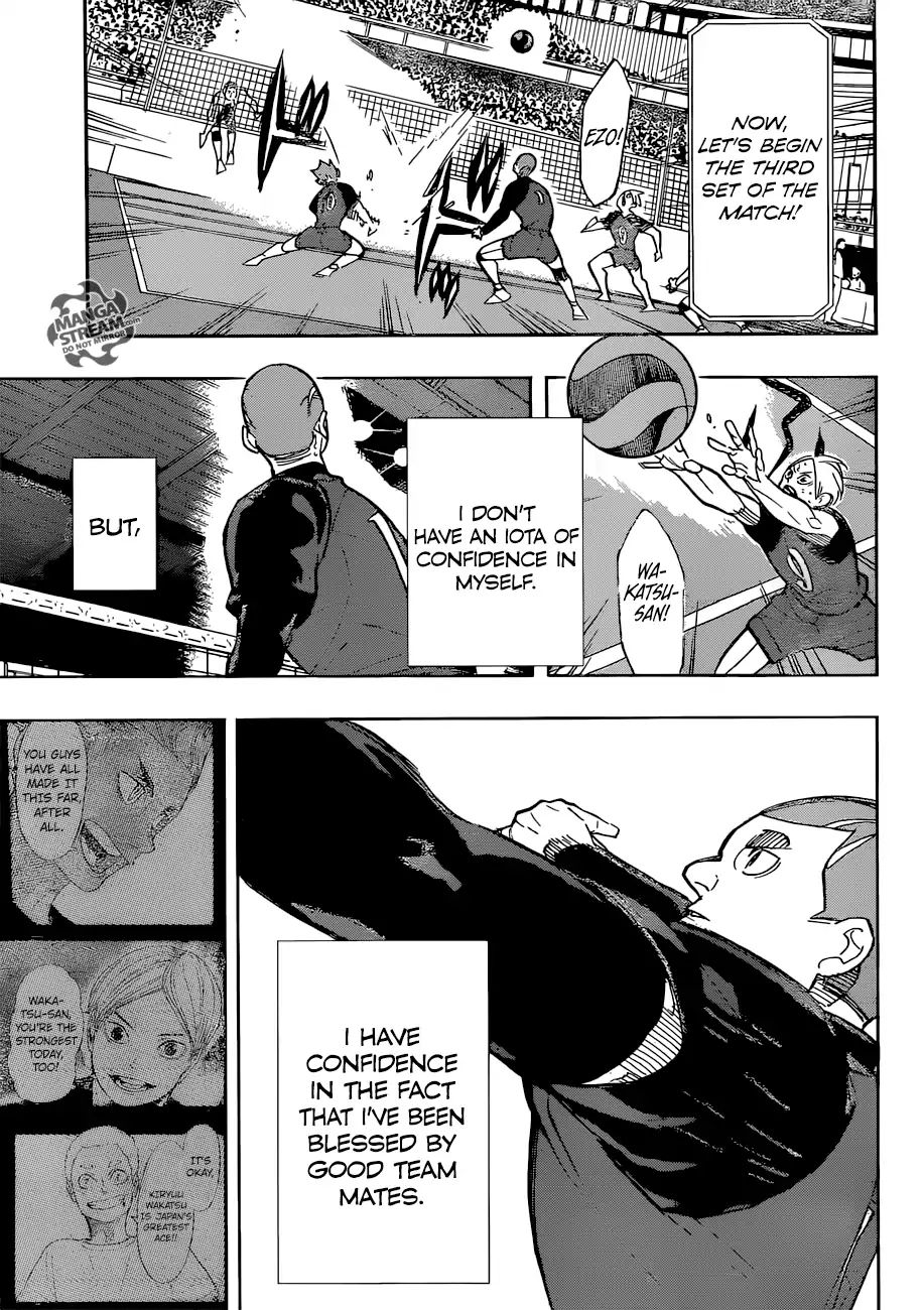 Haikyuu!! - Chapter 334: Breaking Free From Negativity Haruichi Furudate